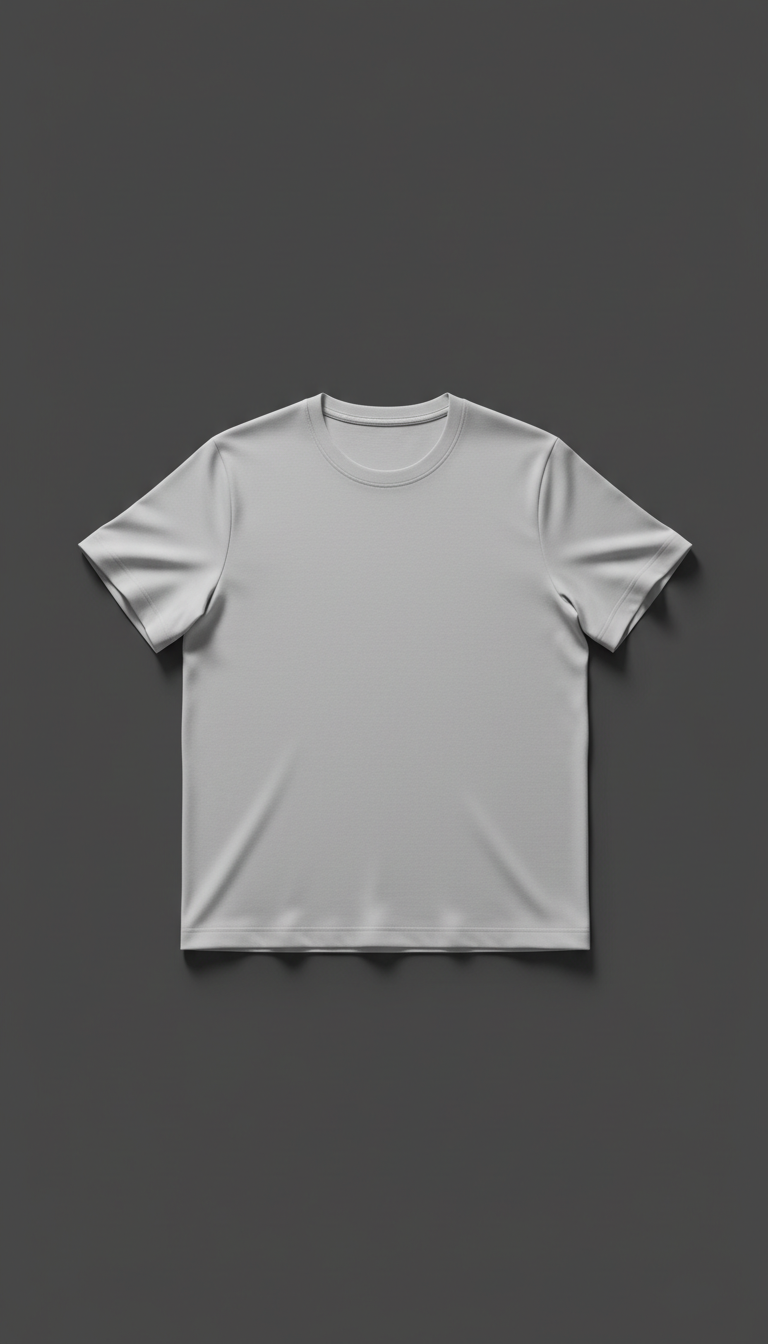 Polished Stone Minimalist Crew Neck Tee