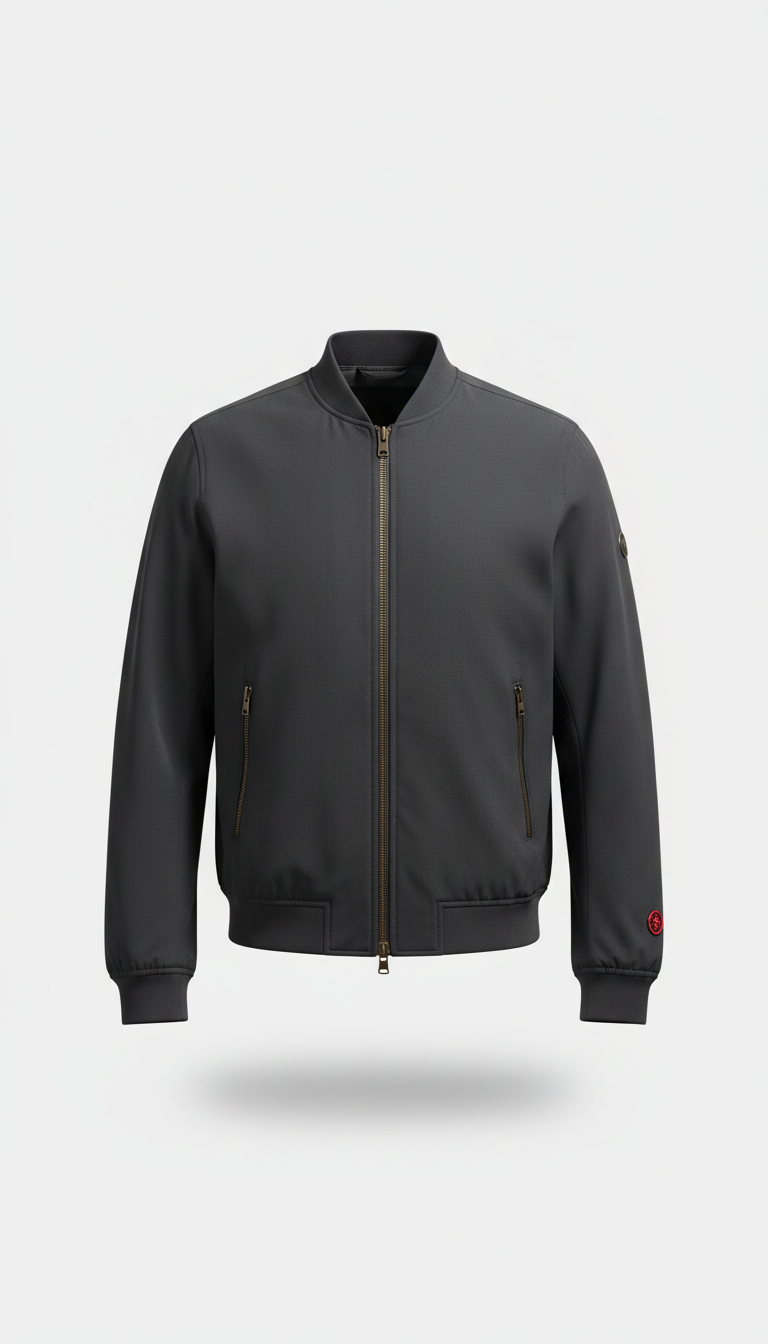 Urban Slate Technical Bomber Jacket